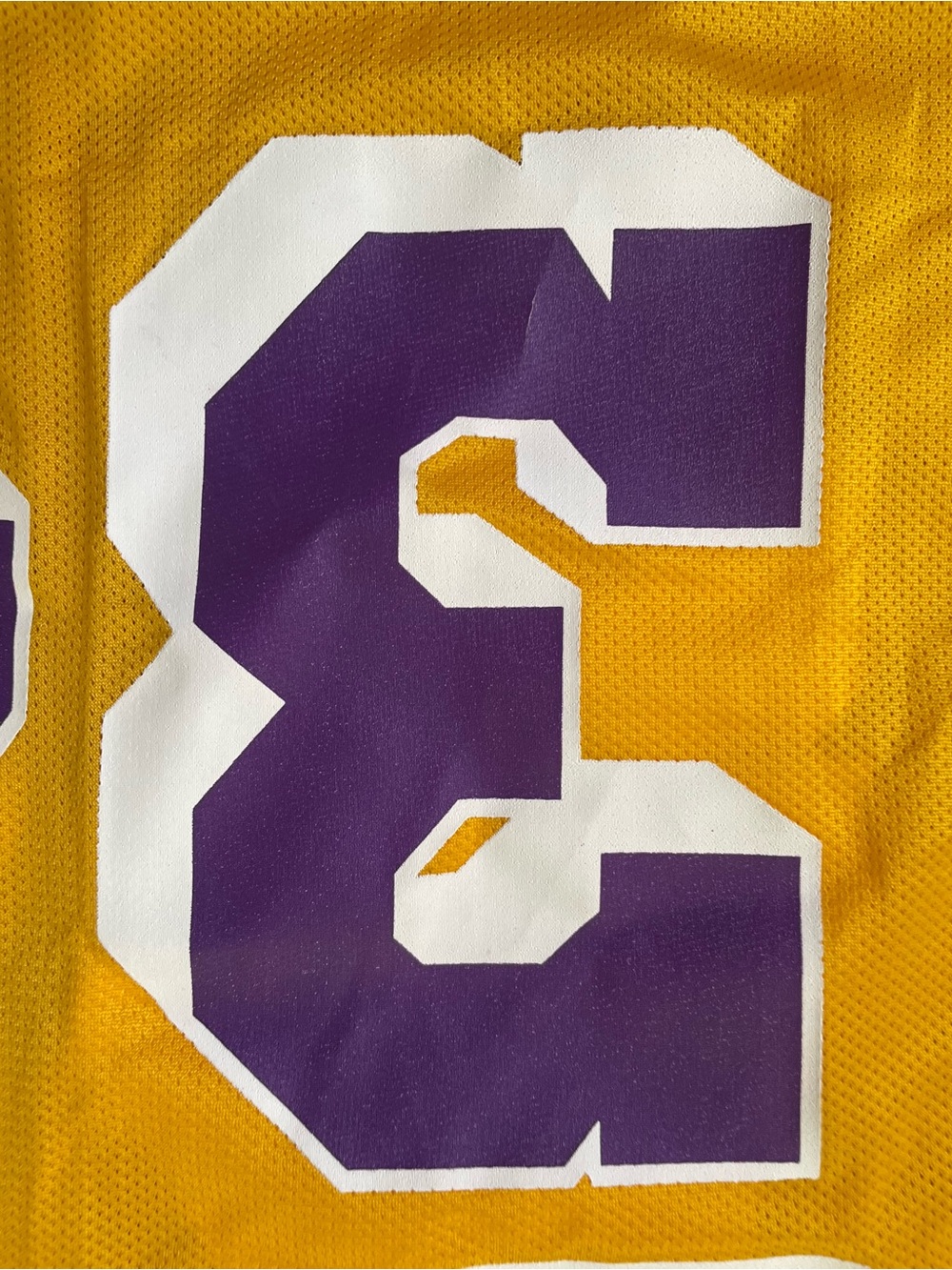 Champion Lakers Yellow and Purple #34 O’Neal Basketball Jersey - Picture 5 of 10